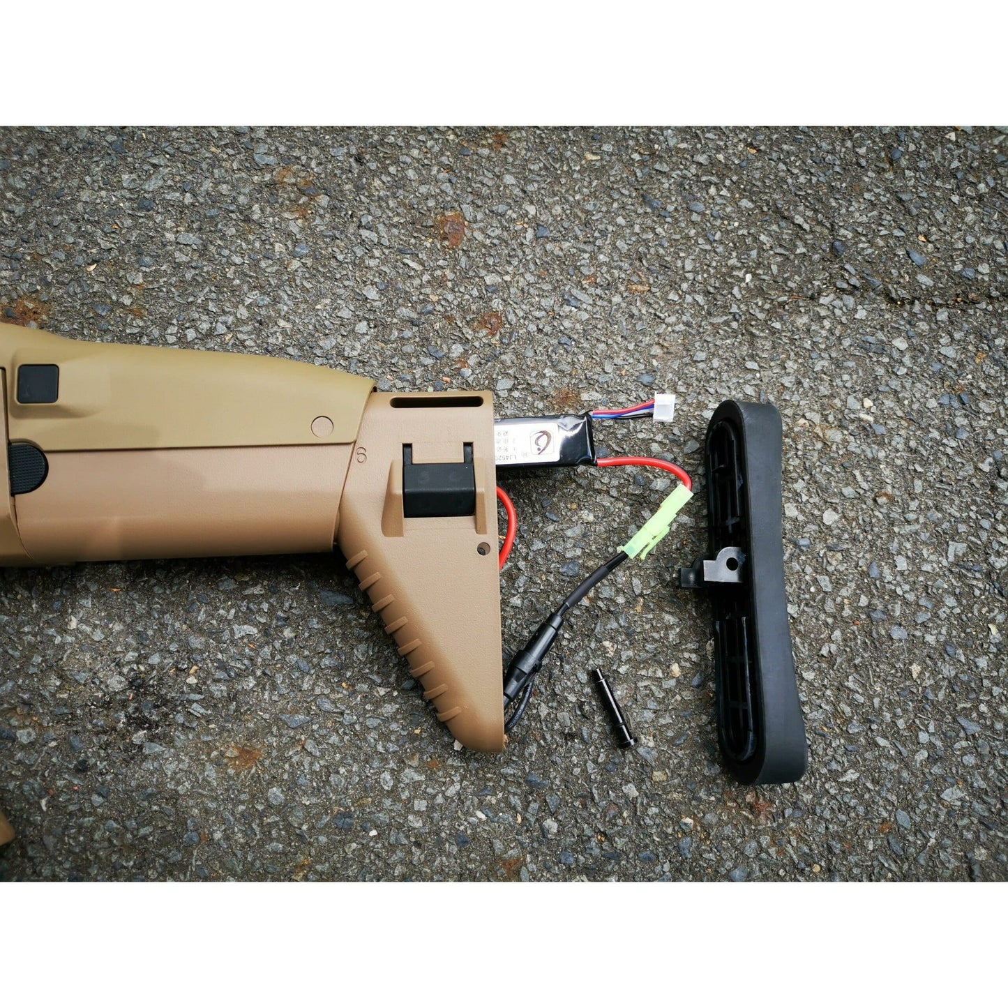 SCAR-H Metal Gel blaster AEG Tan