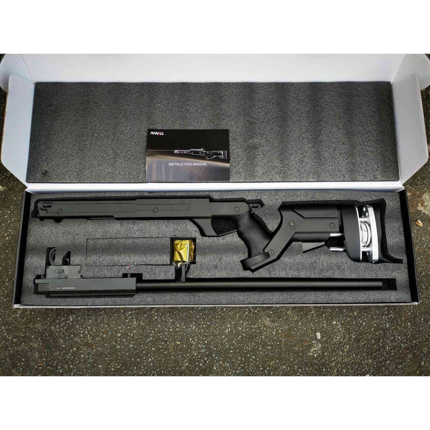 WELL MB05 Full Metal Tactical SD97 Gel Blaster Sniper Rifle, Black