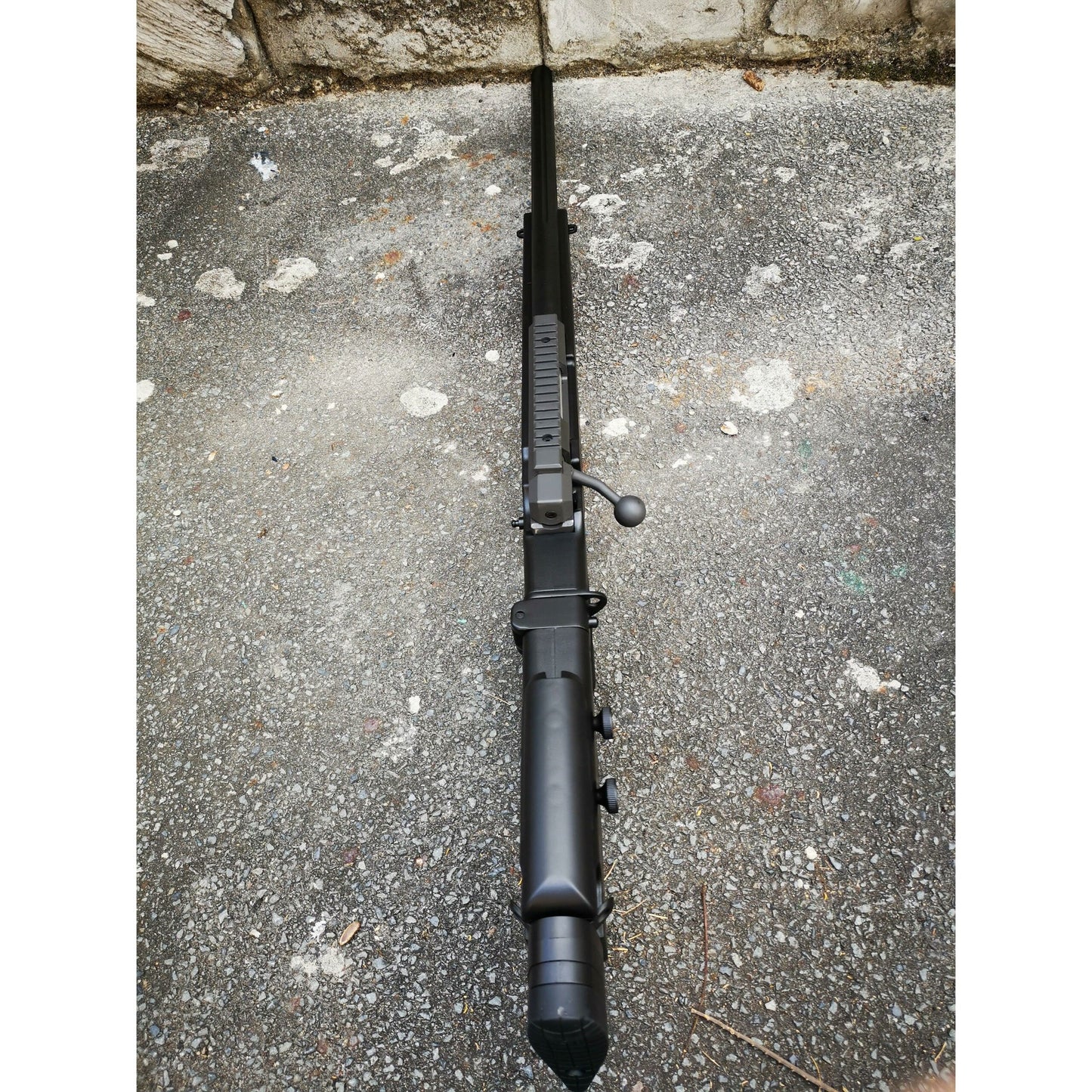 WELL MB08 Metal L96 AWM Bolt Action Gel Blaster Sniper Rifle w/ Folding Stock Color: Black