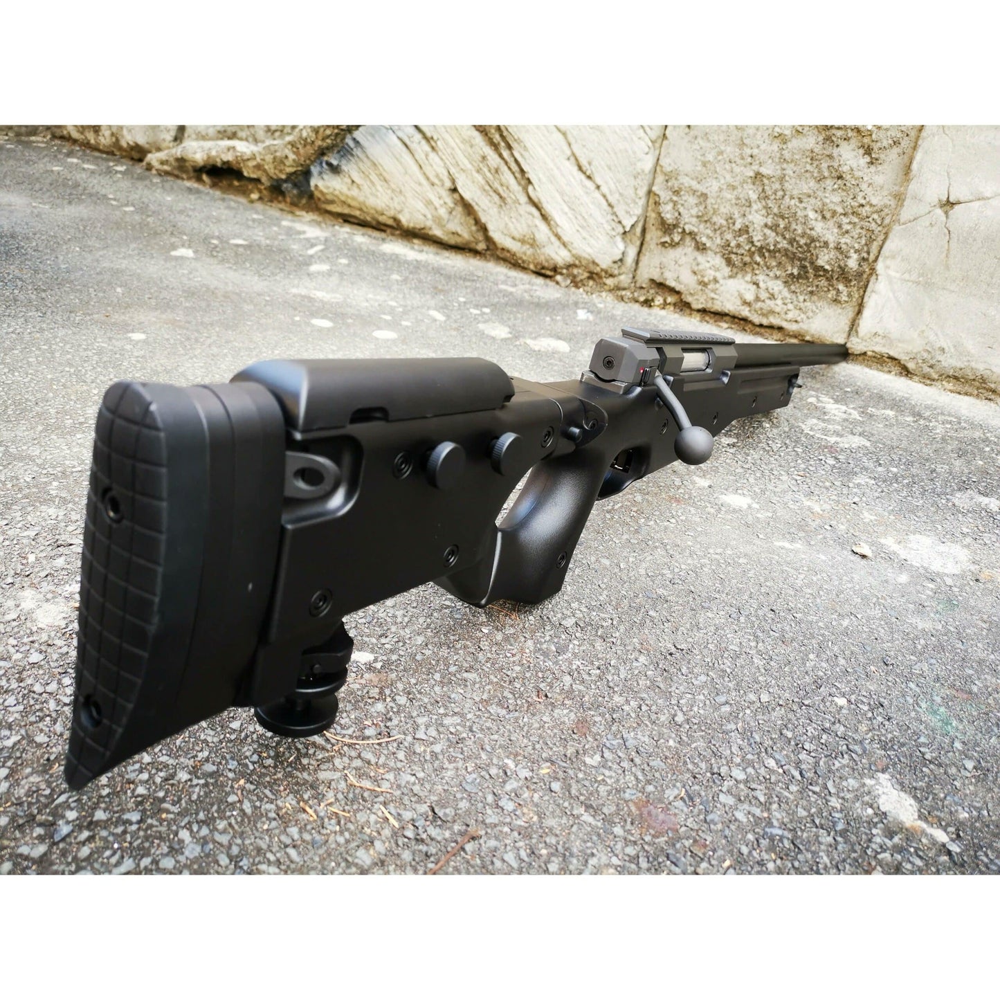 WELL MB08 Metal L96 AWM Bolt Action Gel Blaster Sniper Rifle w/ Folding Stock Color: Black