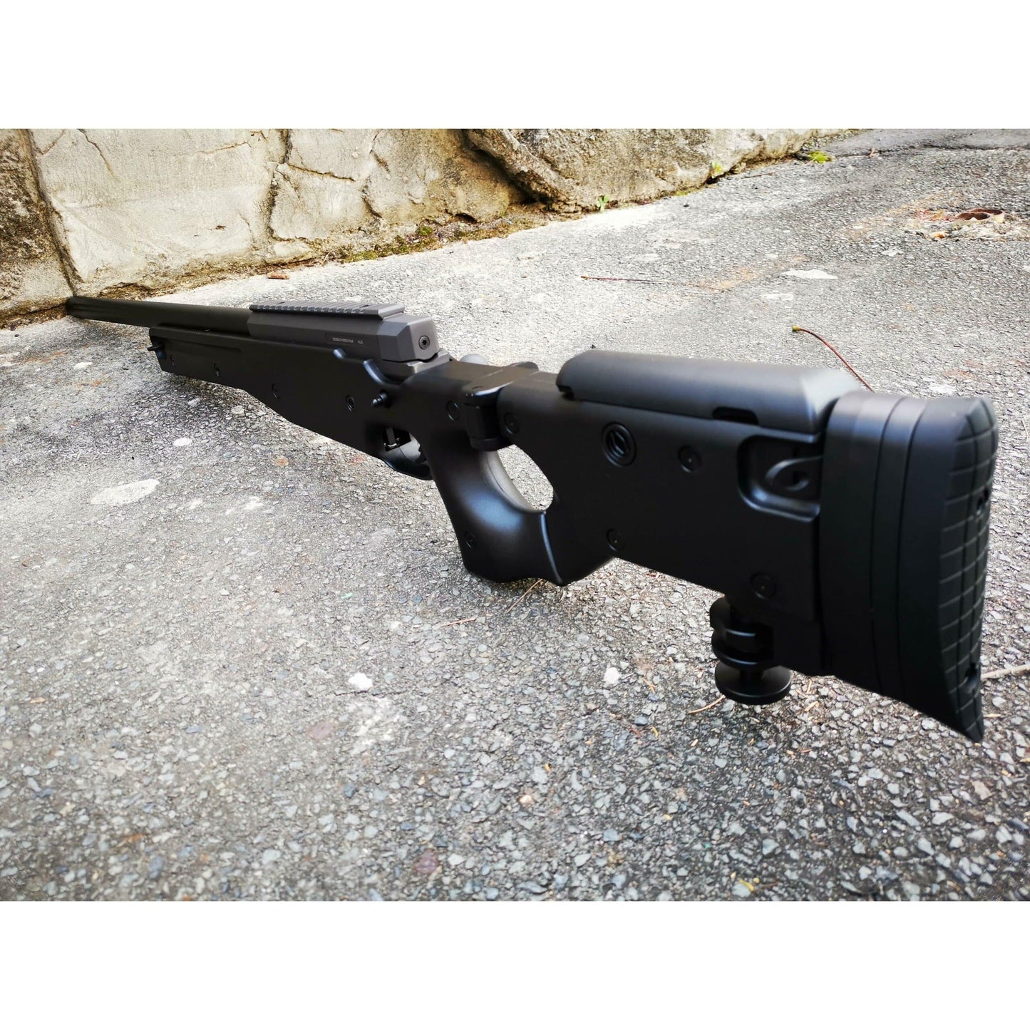 WELL MB08 Metal L96 AWM Bolt Action Gel Blaster Sniper Rifle w/ Folding Stock Color: Black