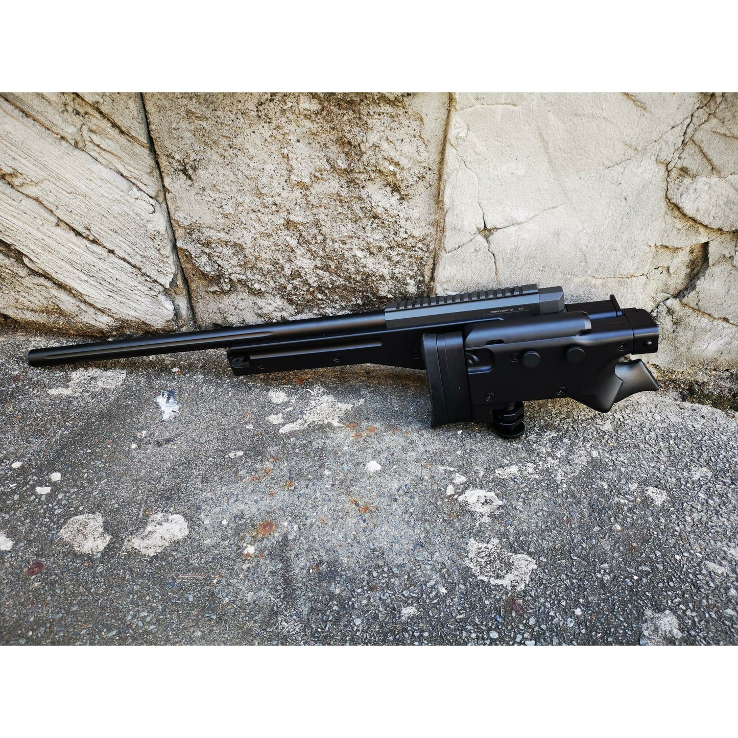 WELL MB08 Metal L96 AWM Bolt Action Gel Blaster Sniper Rifle w/ Folding Stock Color: Black