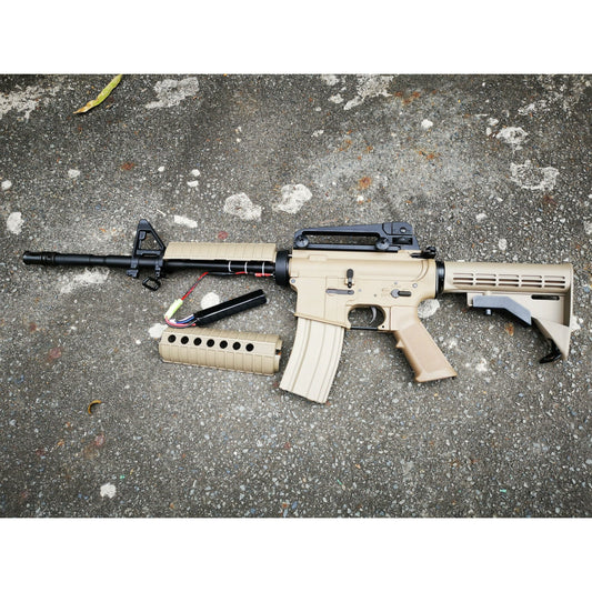 CYMA Sport M4A1 Style Metal Gel blaster AEG Colour: Tan