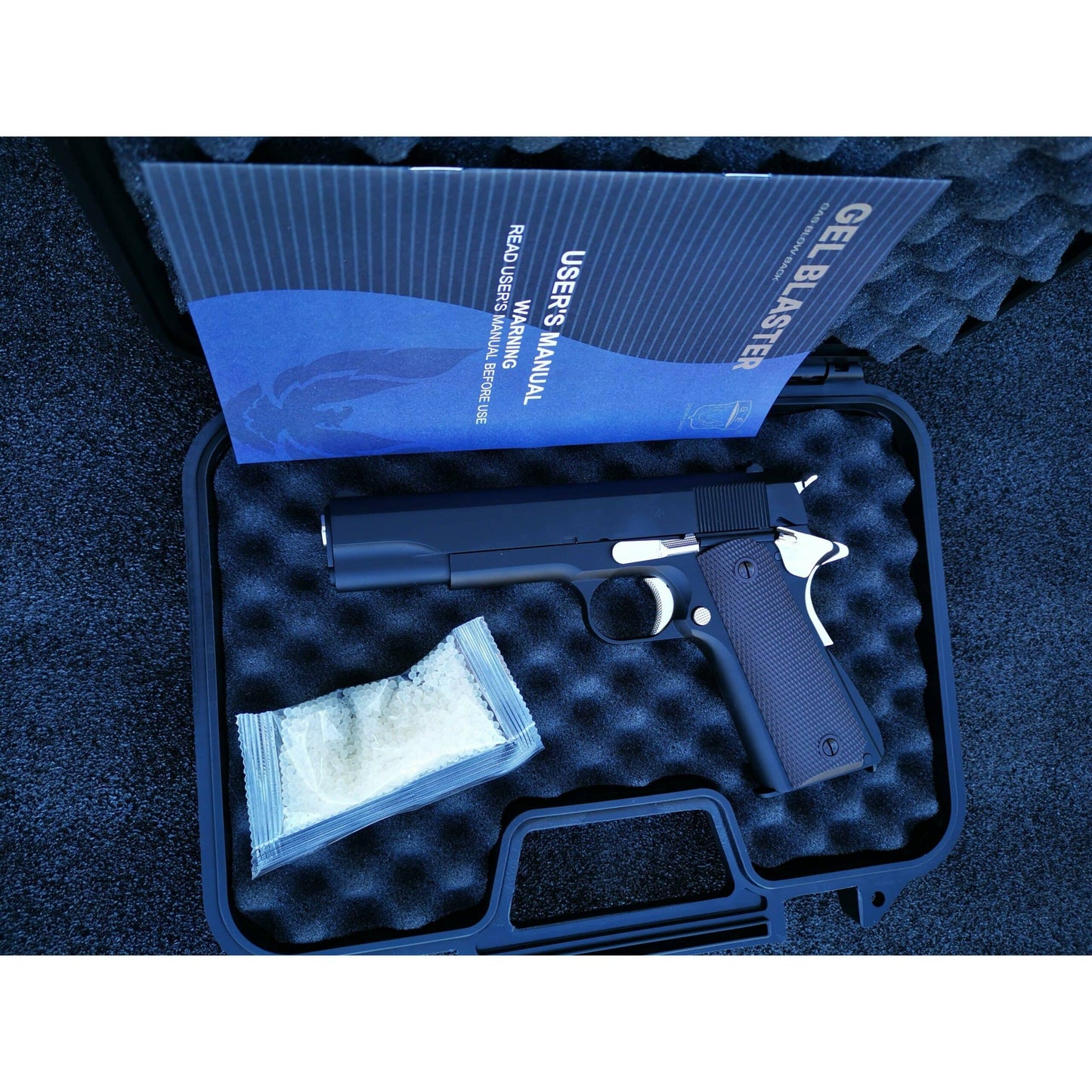 GOLDEN EAGLE 3307 GM1911 GEL BLASTER GREEN GAS POWERED Hi-Capa 4.3 VERSION BLOWBACK