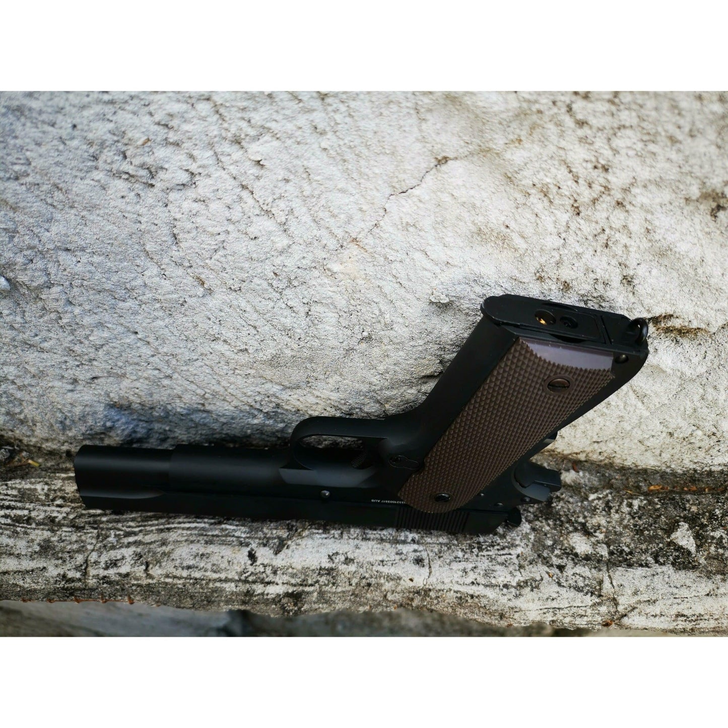 GOLDEN EAGLE 3305 GM1911 GEL BLASTER GREEN GAS OR CO2 POWERED GOVERNMENT VERSION GAS BLOWBACK