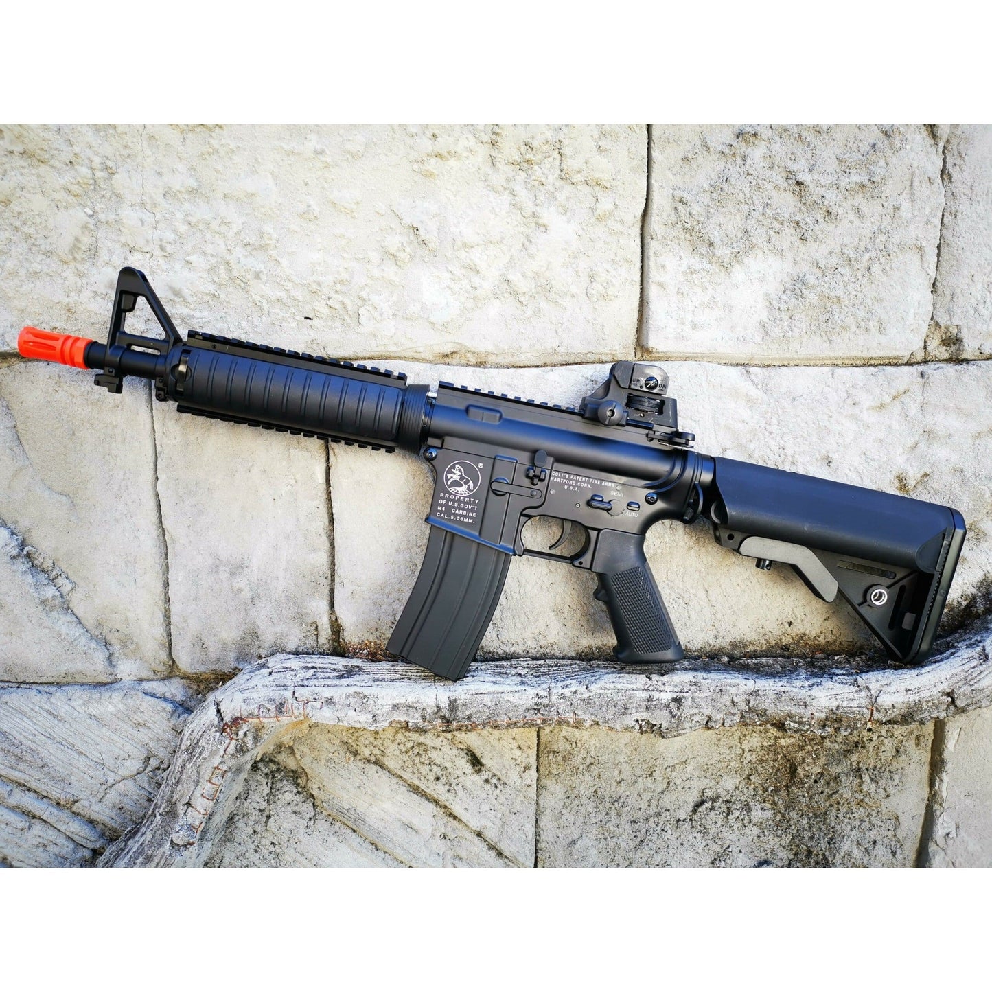 DOUBLE BELL M4 CQB Gel Blaster AEG Colour: black