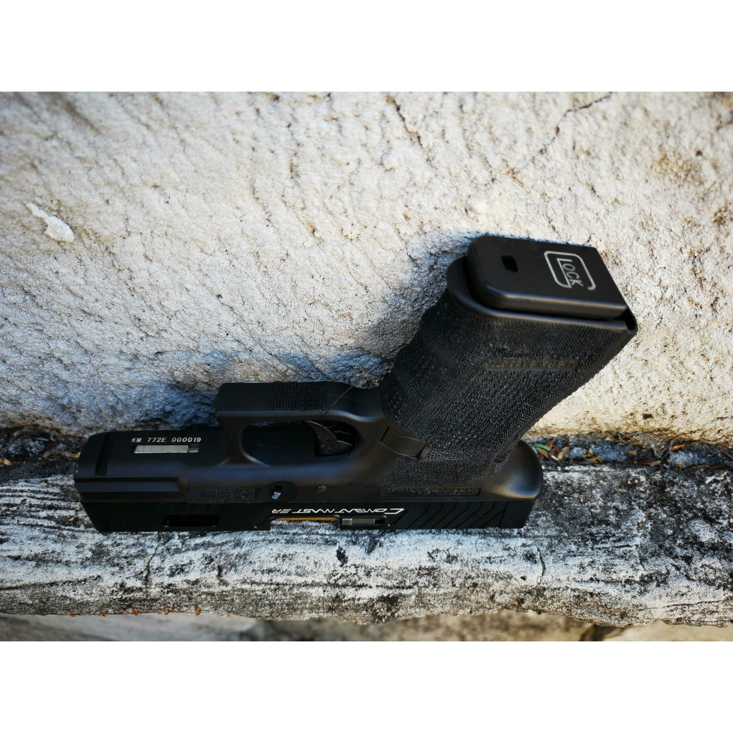 Double Bell Glock 19 TTI ver Type John Wick2 Combat Master Custom Gas Blowback Gel Blaster Green Gas Version