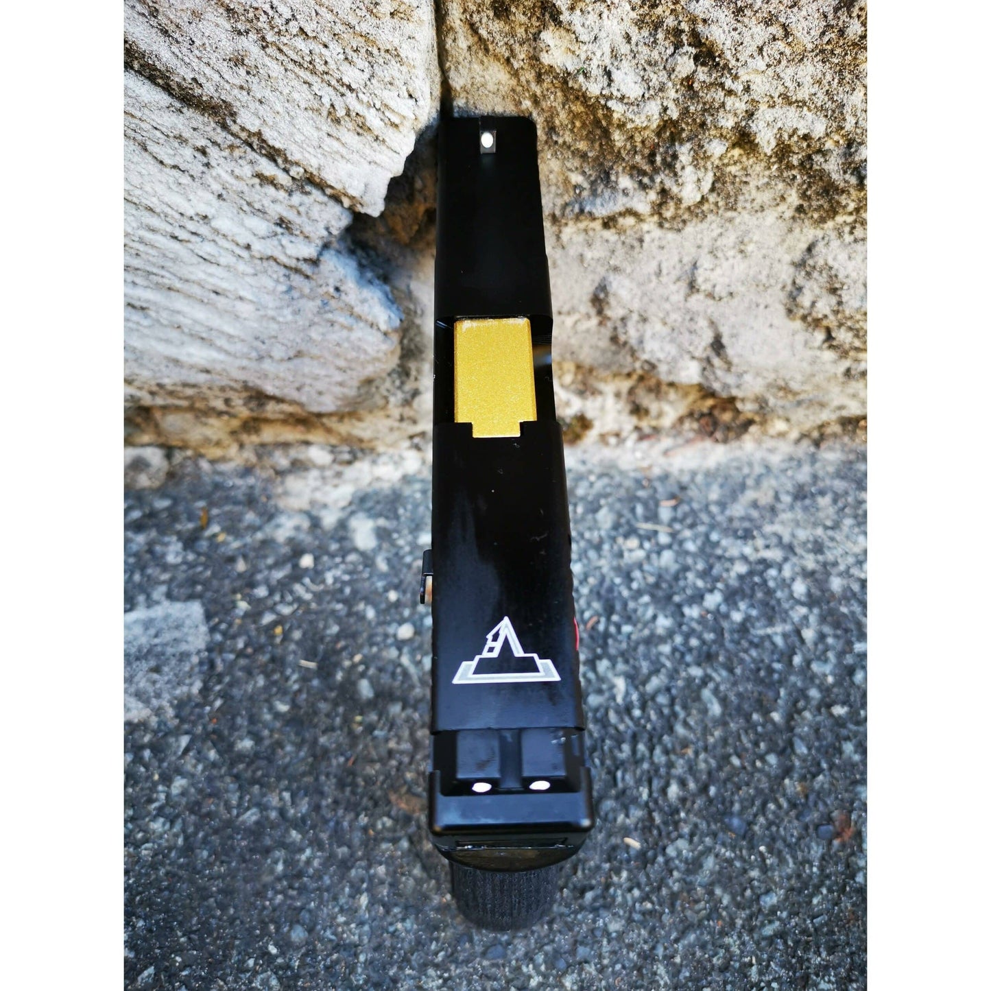 Double Bell Glock 19 TTI ver Type John Wick2 Combat Master Custom Gas Blowback Gel Blaster Green Gas Version
