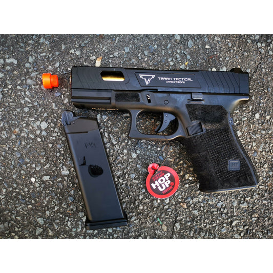 Double Bell Glock 19 TTI ver Type John Wick2 Combat Master Custom Gas Blowback Gel Blaster Green Gas Version