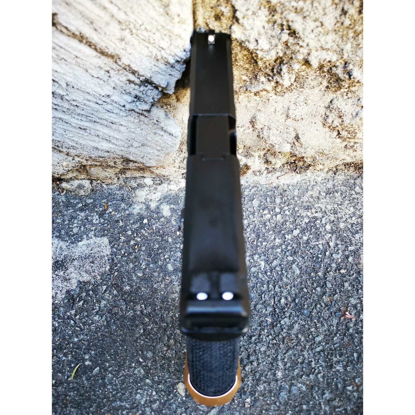 DOUBLE BELL Glock 17 ZEV V2 Pro Gas Blowback Gel Blaster Black Resin Frame Green Gas Version