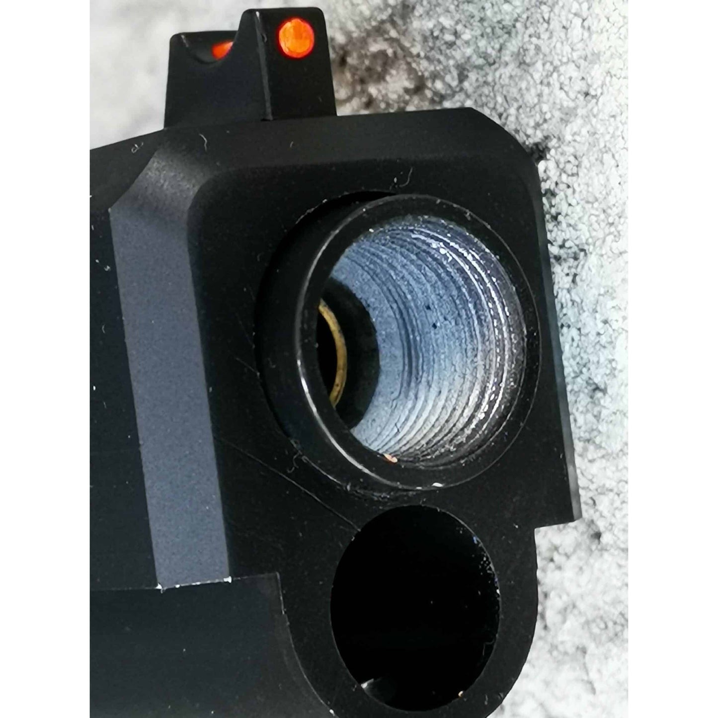 DOUBLE BELL Glock 17L Type ZEVII 9MM Combat Master Custom Gas Blowback Gel Blaster Green Gas Version Black