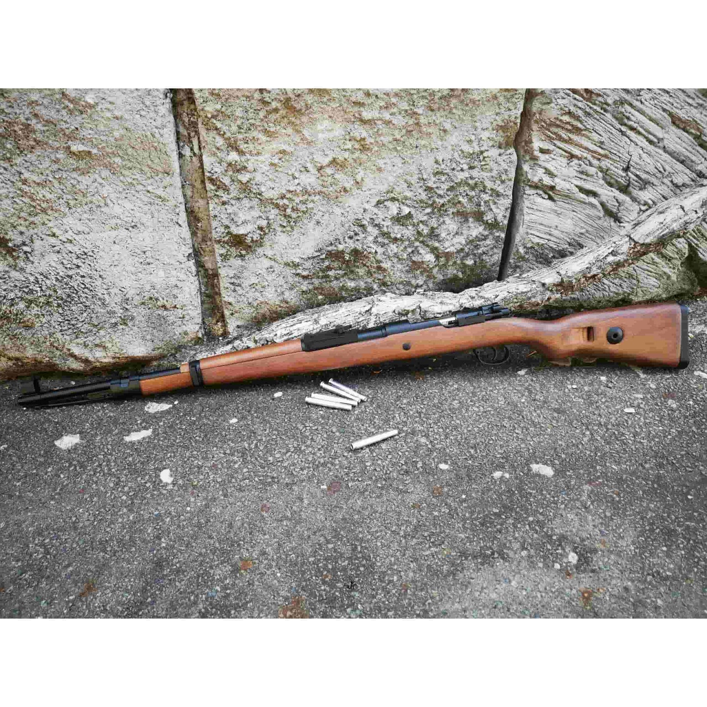 DOUBLE BELL Kar 98k Spring Air-Cocking Gel Blaster Spring Powered & Real Wood Version
