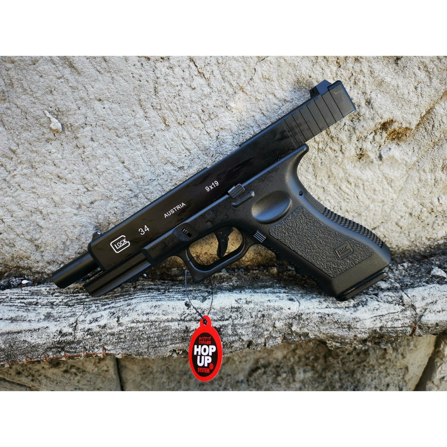 DOUBLE BELL Glock 34 Gel Blaster Gas Powered Blowback Metal Slide