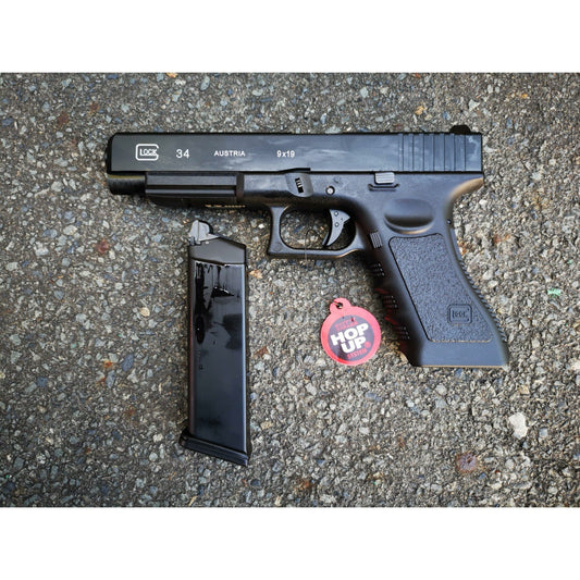 DOUBLE BELL Glock 34 Gel Blaster Gas Powered Blowback Metal Slide