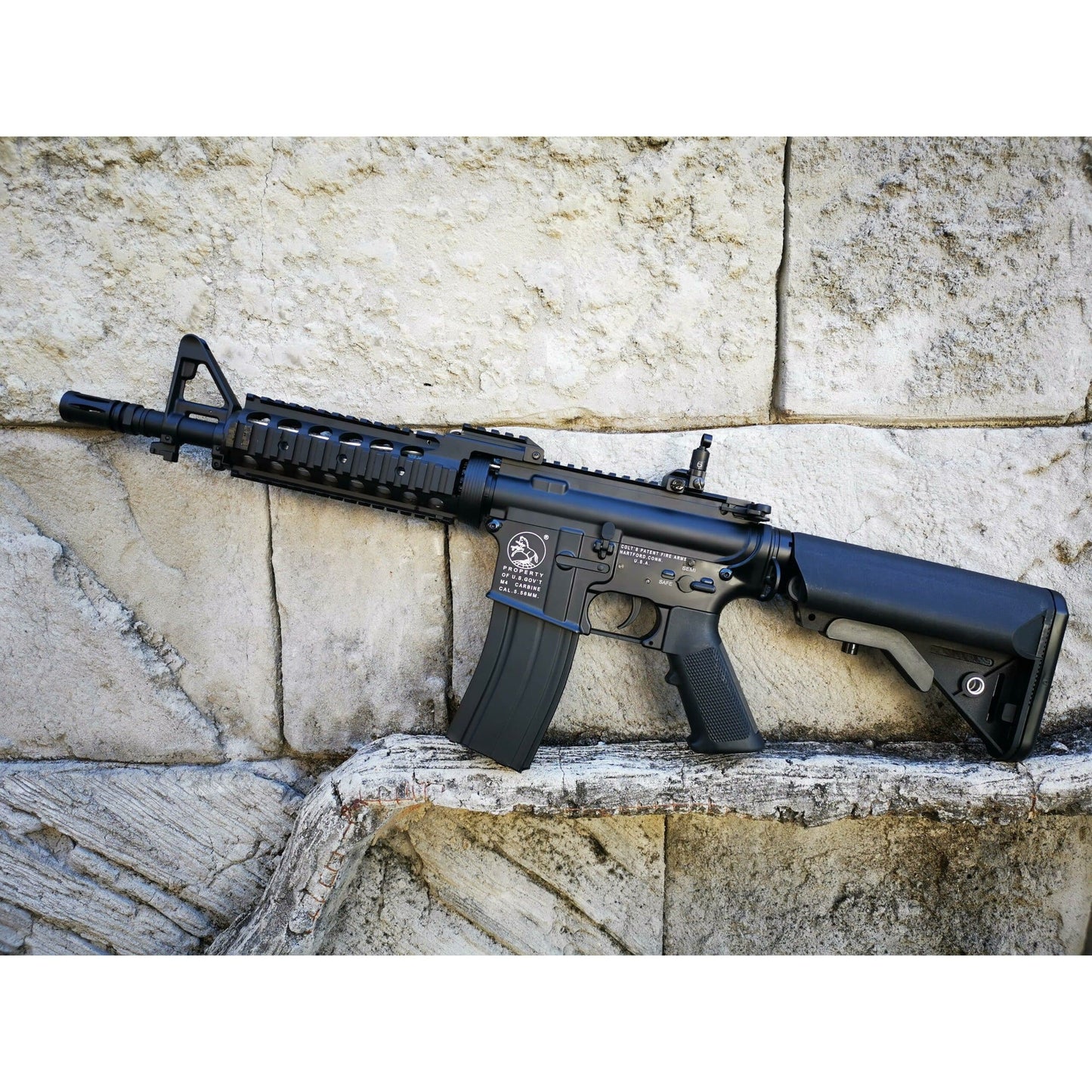 DOUBLE BELL M4 RAS II Gel Blaster AEG Colour: black
