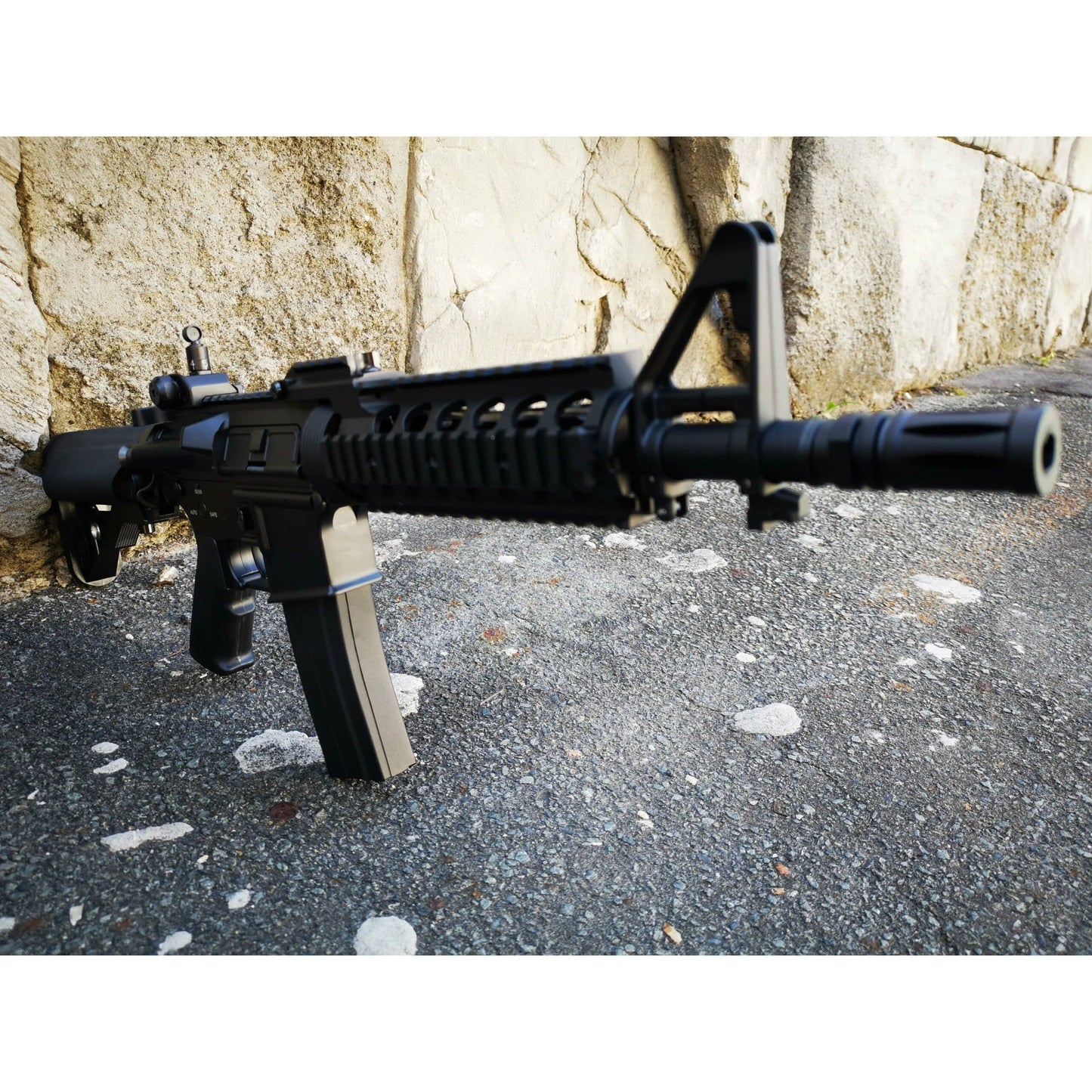 DOUBLE BELL M4 RAS II Gel Blaster AEG Colour: black