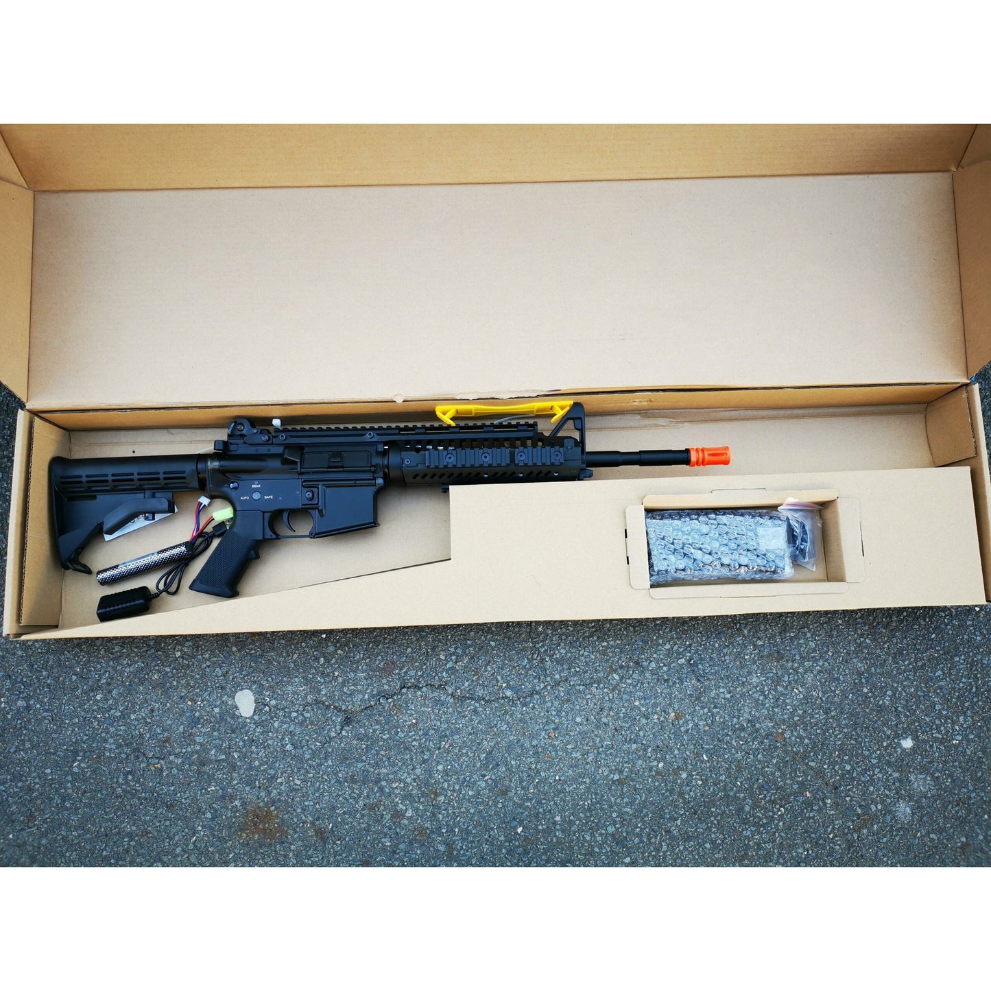DOUBLE BELL M4 CASV Gel Blaster AEG Colour: black