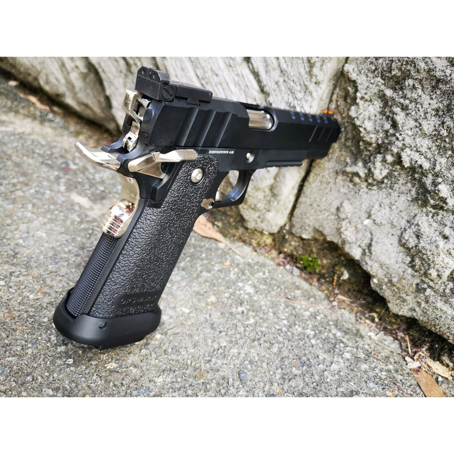 GOLDEN EAGLE 3343 FULL METAL CNC GMX SILVER SLIDE OPS MRP GEL BLASTER Hi-Capa 5.1 VERSIO GAS/CO2 POWERED BLOW BACK