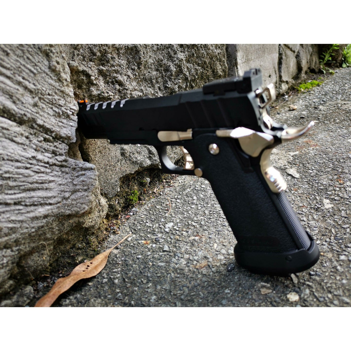 GOLDEN EAGLE 3343 FULL METAL CNC GMX SILVER SLIDE OPS MRP GEL BLASTER Hi-Capa 5.1 VERSIO GAS/CO2 POWERED BLOW BACK