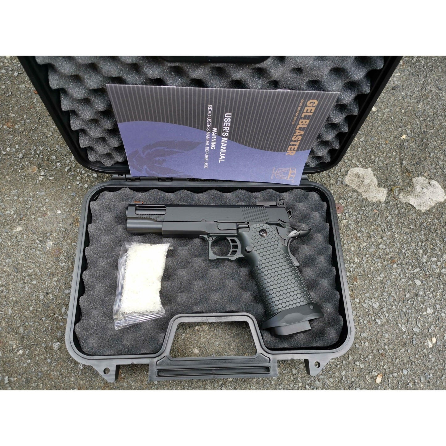 GOLDEN EAGLE 3334 FULL METAL CNC SLIDE GEL BLASTER GREEN GAS POWERED Hi-Capa 5.1 VERSION GAS BLOW BACK