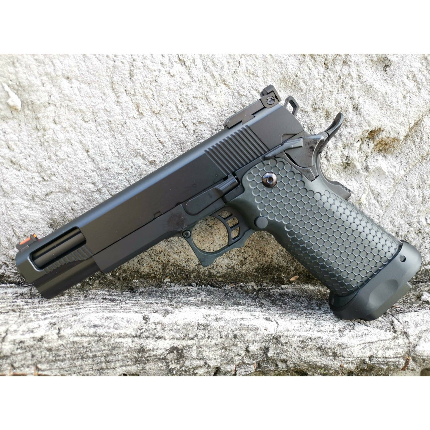 GOLDEN EAGLE 3334 FULL METAL CNC SLIDE GEL BLASTER GREEN GAS POWERED Hi-Capa 5.1 VERSION GAS BLOW BACK
