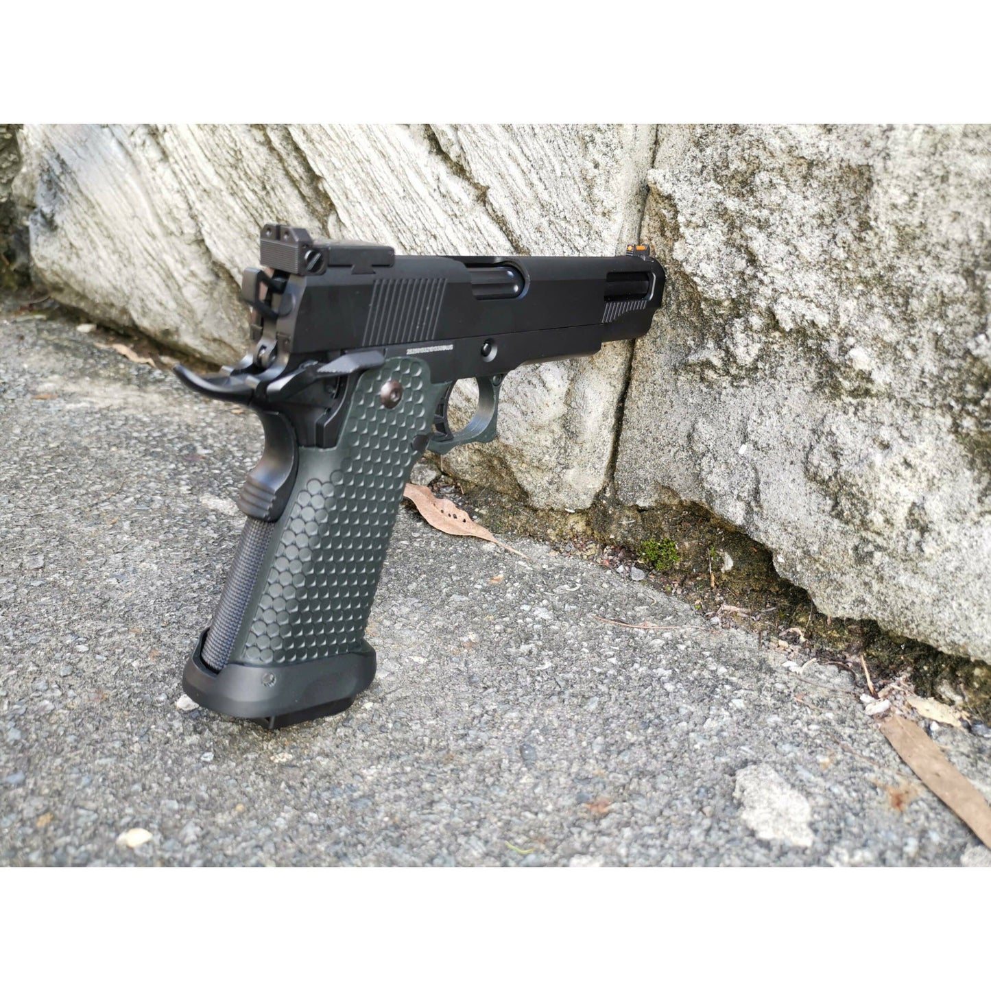 GOLDEN EAGLE 3334 FULL METAL CNC SLIDE GEL BLASTER GREEN GAS POWERED Hi-Capa 5.1 VERSION GAS BLOW BACK