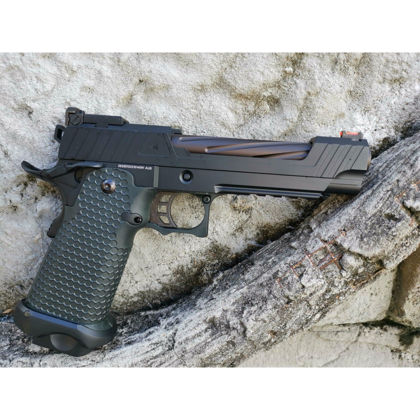 GOLDEN EAGLE 3402 FULL METAL CNC GMX 1B GEL BLASTER GREEN GAS POWERED Hi-Capa 5.1 VERSION GAS BLOW BACK