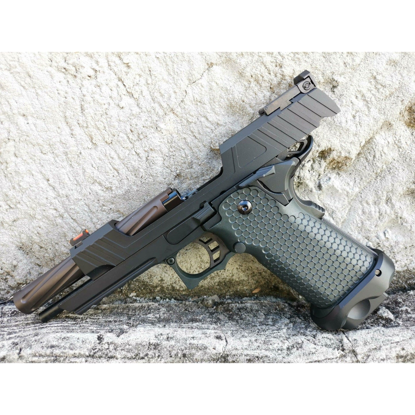 GOLDEN EAGLE 3402 FULL METAL CNC GMX 1B GEL BLASTER GREEN GAS POWERED Hi-Capa 5.1 VERSION GAS BLOW BACK