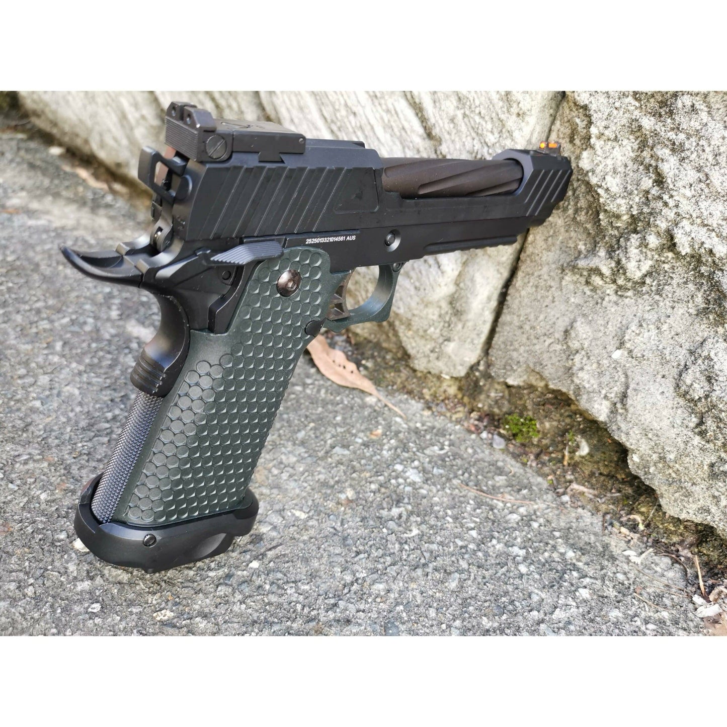 GOLDEN EAGLE 3402 FULL METAL CNC GMX 1B GEL BLASTER GREEN GAS POWERED Hi-Capa 5.1 VERSION GAS BLOW BACK