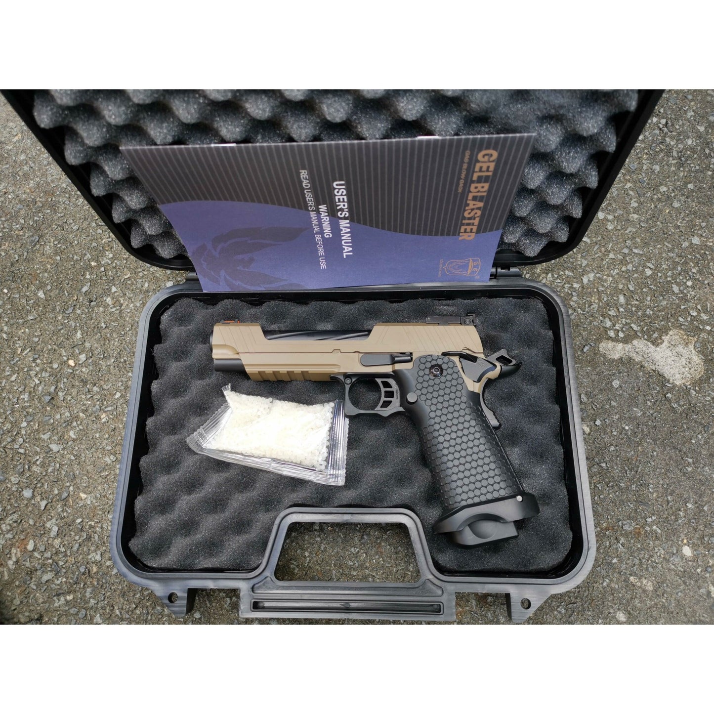 GOLDEN EAGLE 3401 FULL METAL CNC GMX 1T GEL BLASTER GREEN GAS POWERED Hi-Capa 5.1 VERSION GAS BLOW BACK