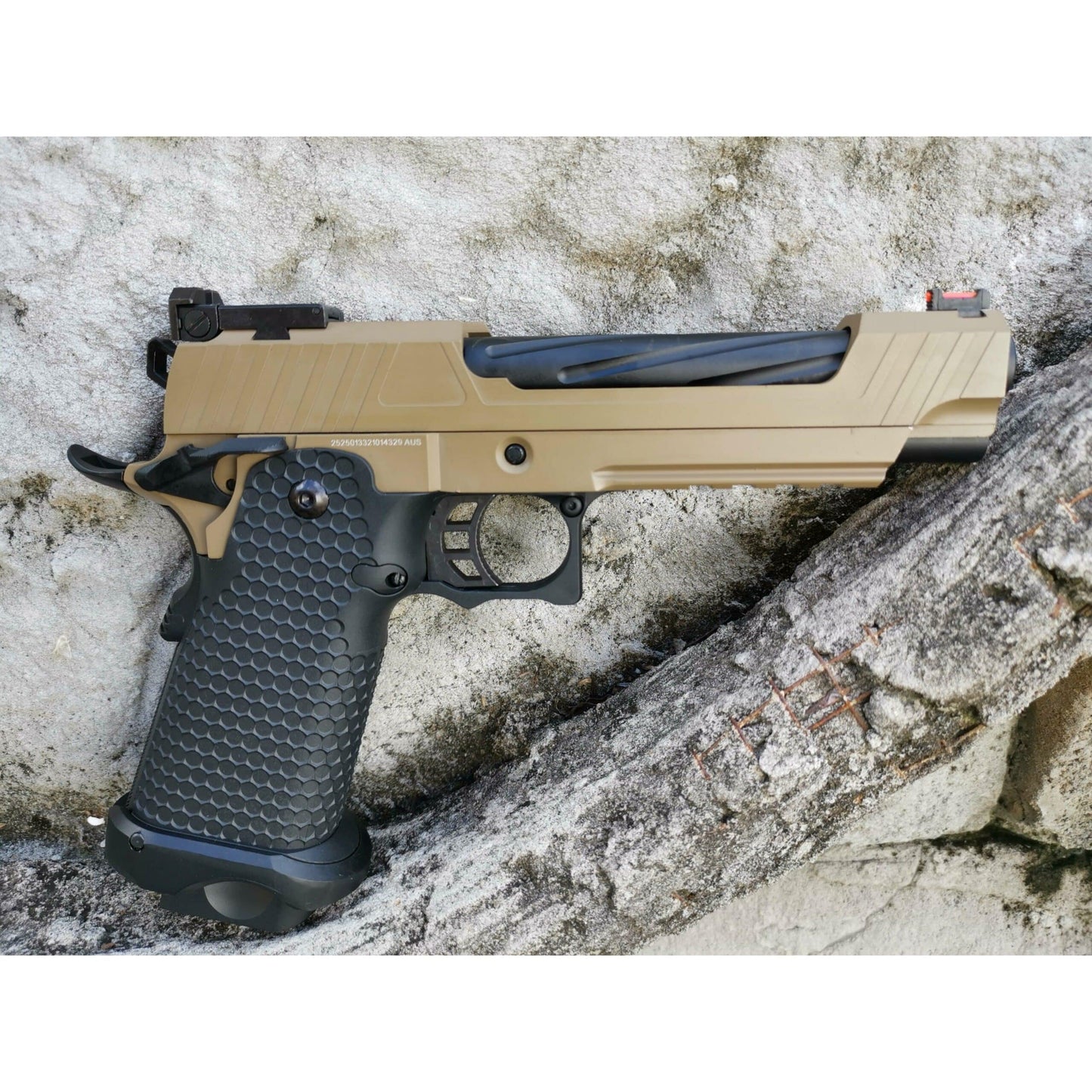 GOLDEN EAGLE 3401 FULL METAL CNC GMX 1T GEL BLASTER GREEN GAS POWERED Hi-Capa 5.1 VERSION GAS BLOW BACK