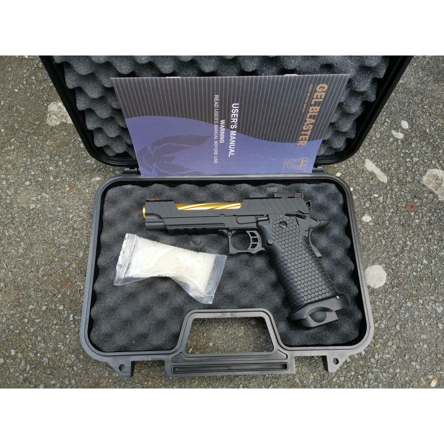 GOLDEN EAGLE 3403G FULL METAL CNC GMX 1G GEL BLASTER GREEN GAS POWERED Hi-Capa 5.1 VERSION GAS BLOW BACK