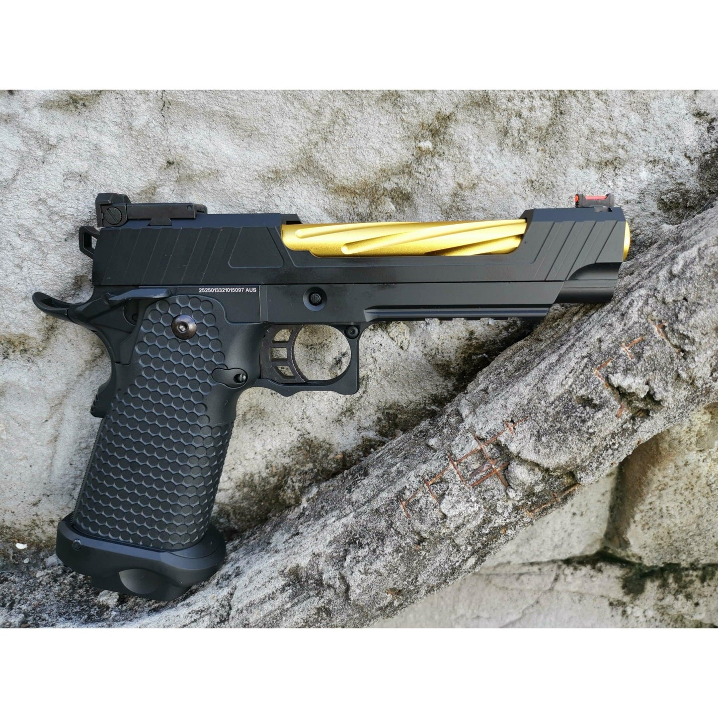 GOLDEN EAGLE 3403G FULL METAL CNC GMX 1G GEL BLASTER GREEN GAS POWERED Hi-Capa 5.1 VERSION GAS BLOW BACK