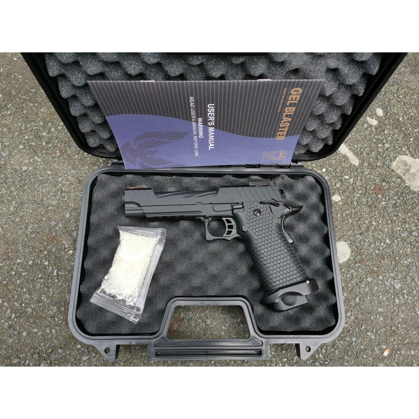 GOLDEN EAGLE 3403B FULL METAL CNC GMX 1G GEL BLASTER GREEN GAS POWERED Hi-Capa 5.1 VERSION GAS BLOW BACK