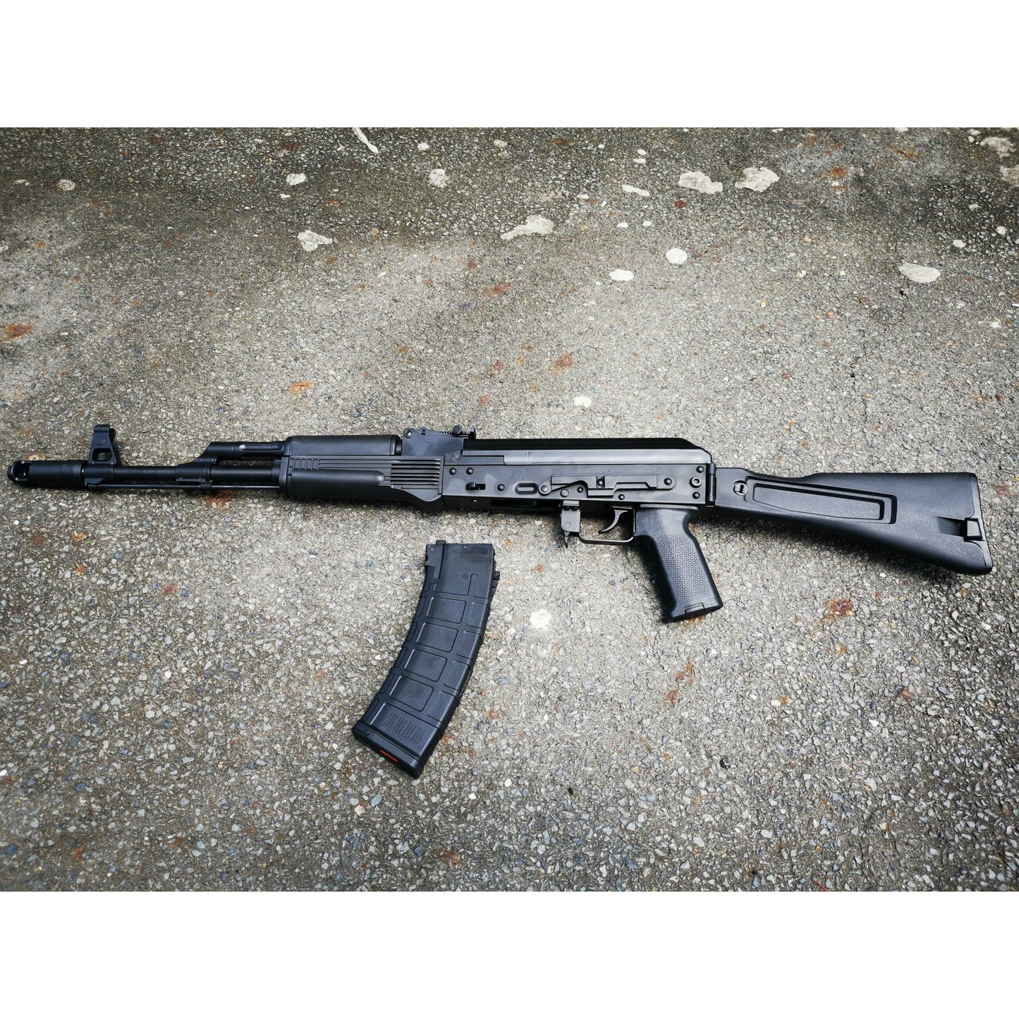 AK74M CO2 GAS POWERED GEL BLASTER GBB