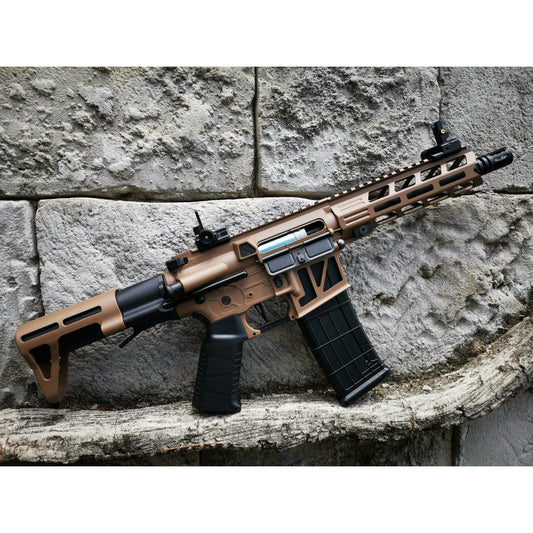 IHOBBY CQB T6 Full Metal CNC Custom MOSFET Gel Blaster Colour: Tan
