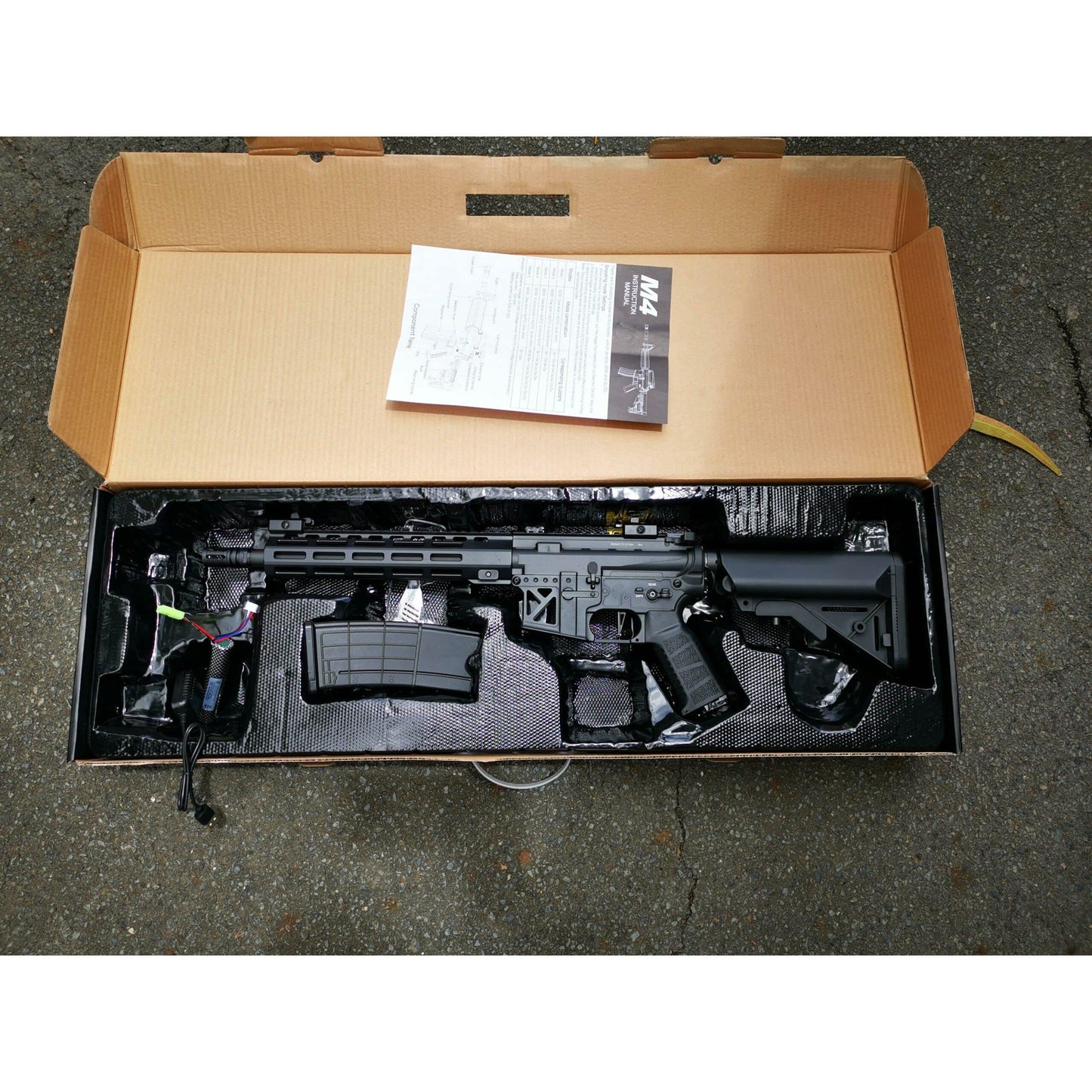 IHOBBY M4 Full Metal CNC Custom MOSFET Gel Blaster Colour: Black
