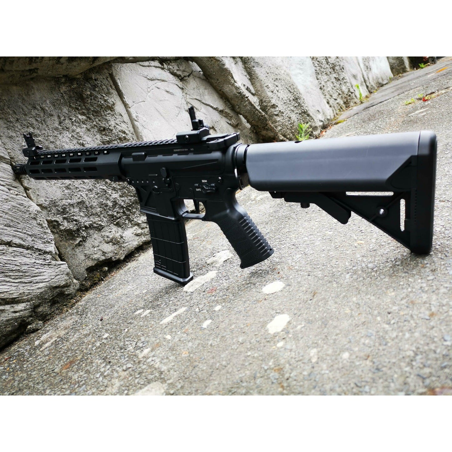 IHOBBY M4 Full Metal CNC Custom MOSFET Gel Blaster Colour: Black