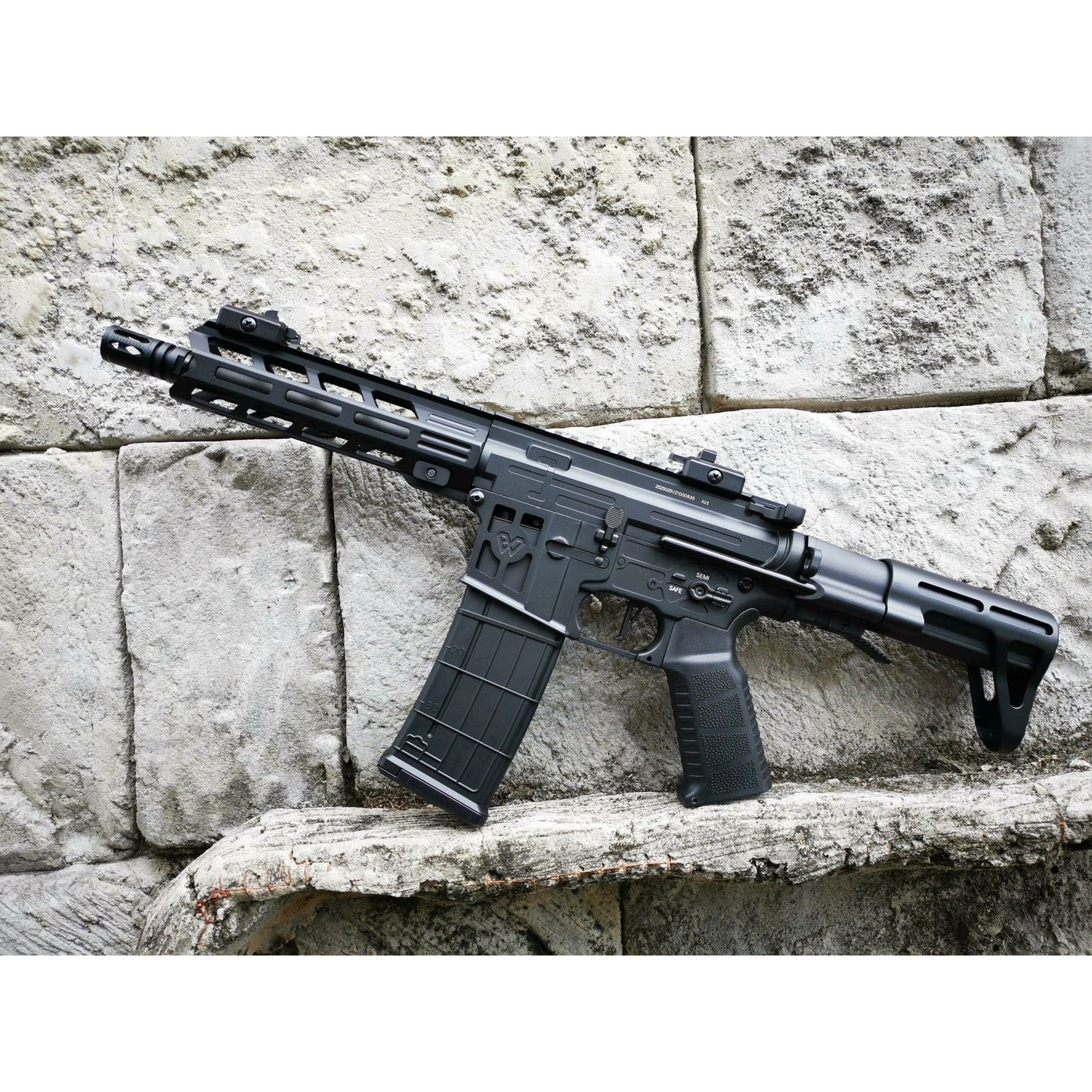 IHOBBY CQB T6 Full Metal CNC Custom MOSFET Gel Blaster Colour: Black