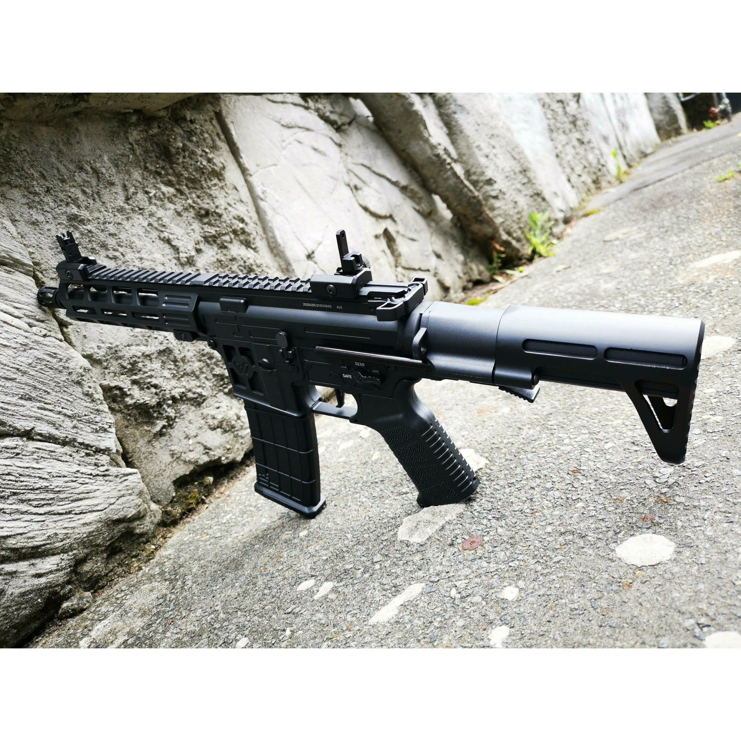 IHOBBY CQB T6 Full Metal CNC Custom MOSFET Gel Blaster Colour: Black