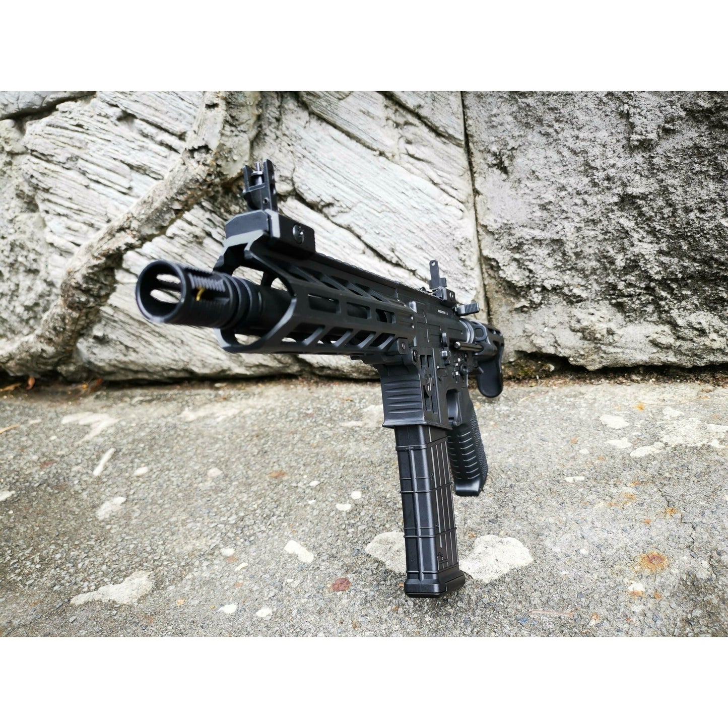 IHOBBY CQB T6 Full Metal CNC Custom MOSFET Gel Blaster Colour: Black