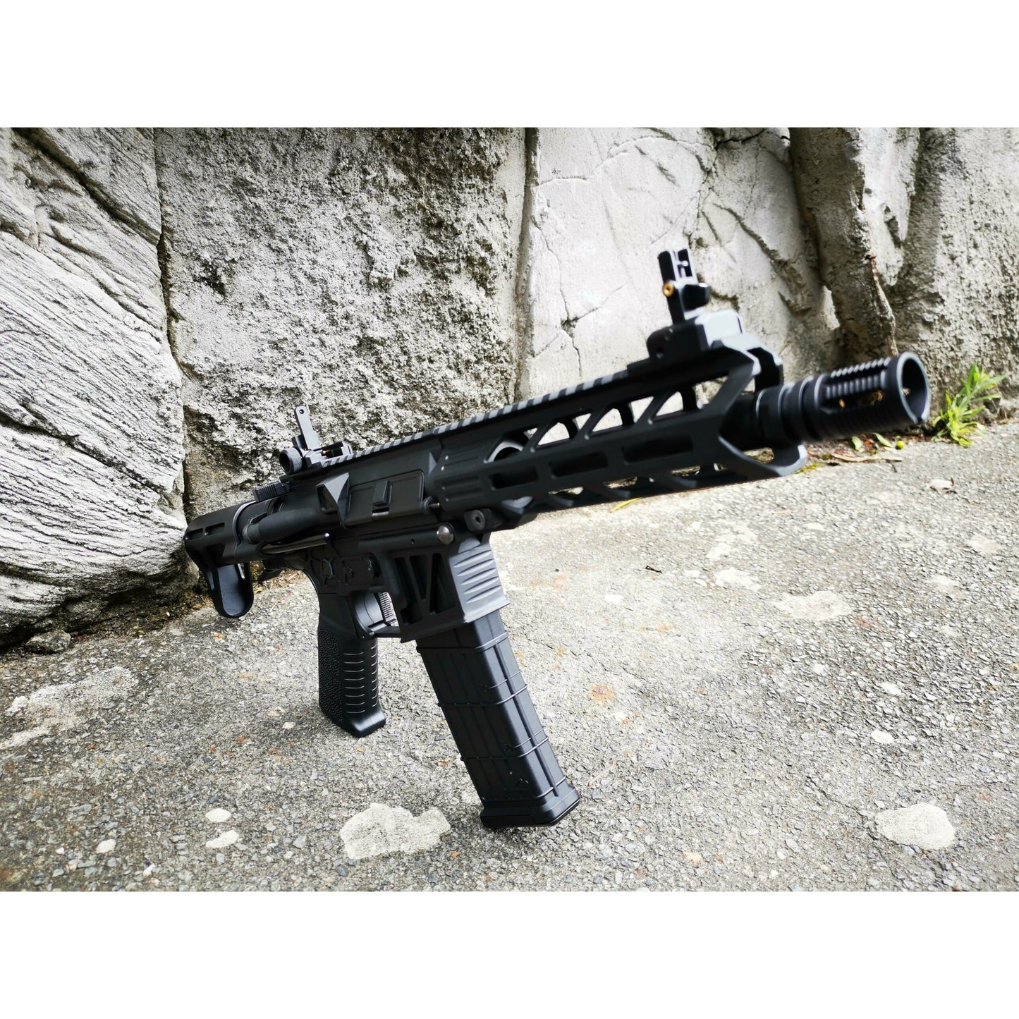 IHOBBY CQB T6 Full Metal CNC Custom MOSFET Gel Blaster Colour: Black