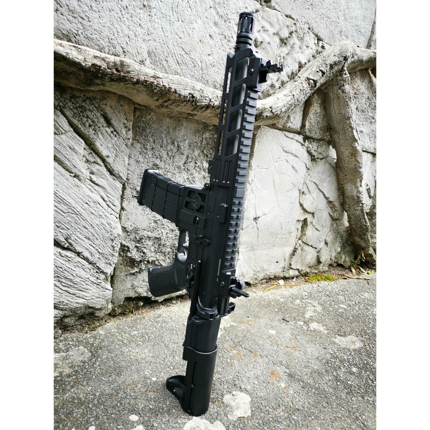 IHOBBY CQB T6 Full Metal CNC Custom MOSFET Gel Blaster Colour: Black