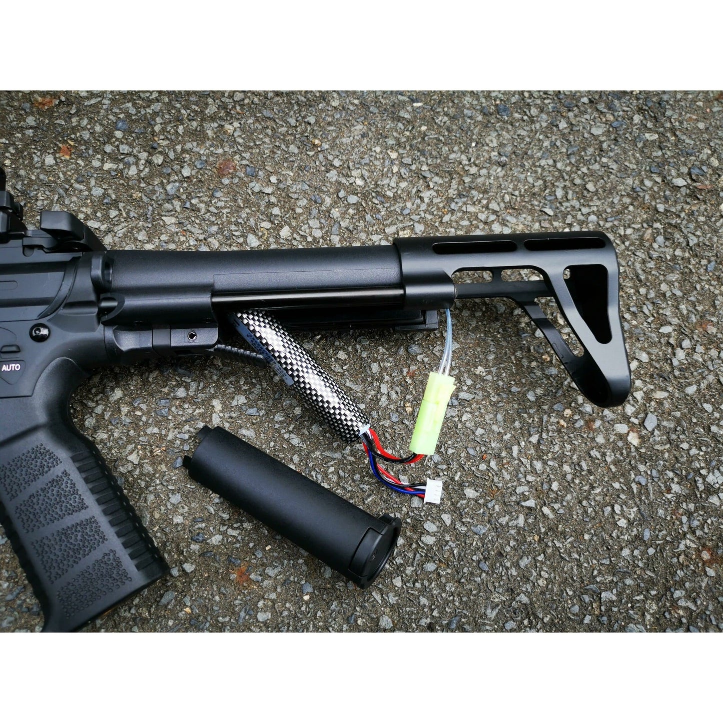 IHOBBY CQB T6 Full Metal CNC Custom MOSFET Gel Blaster Colour: Black