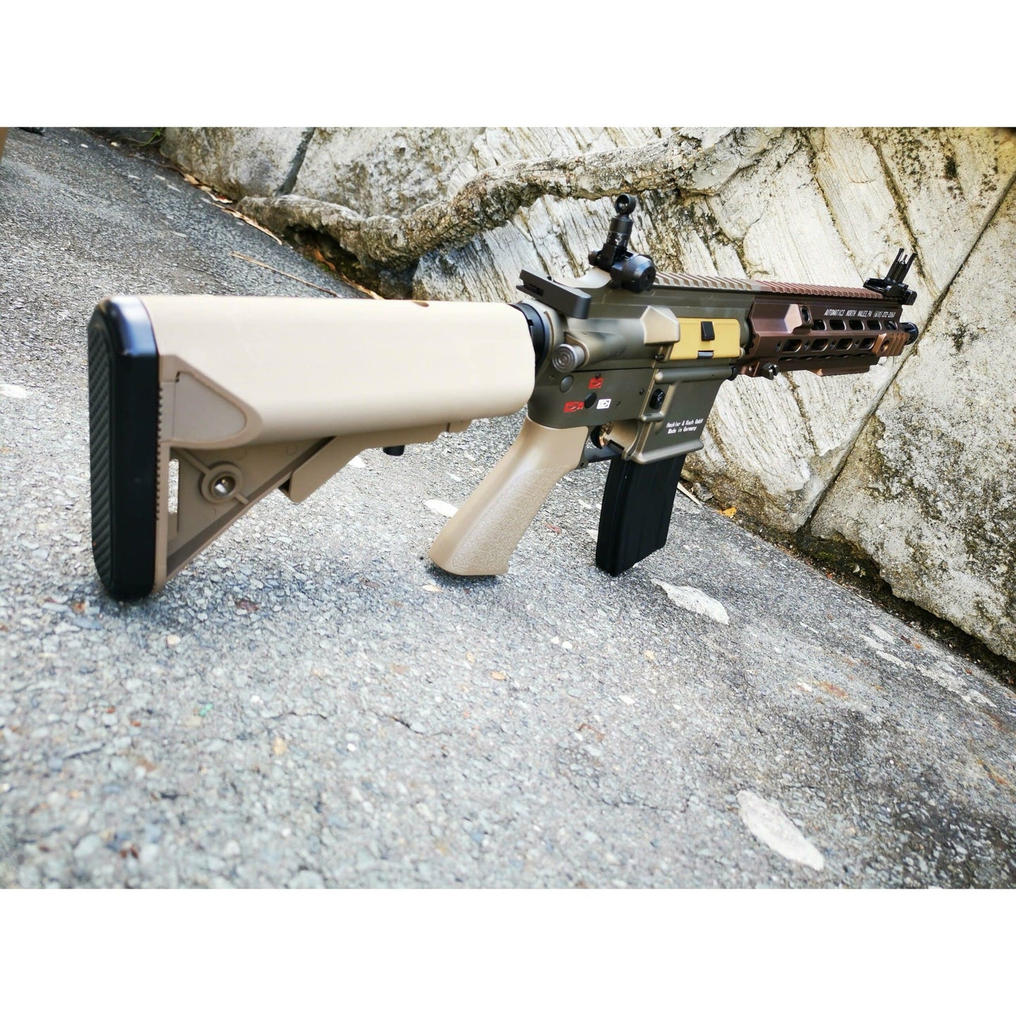 DOUBLE BELL HK416 GEISSELE Type 10.5 inch SMR Hand Guard Metal Electric Gel Blaster