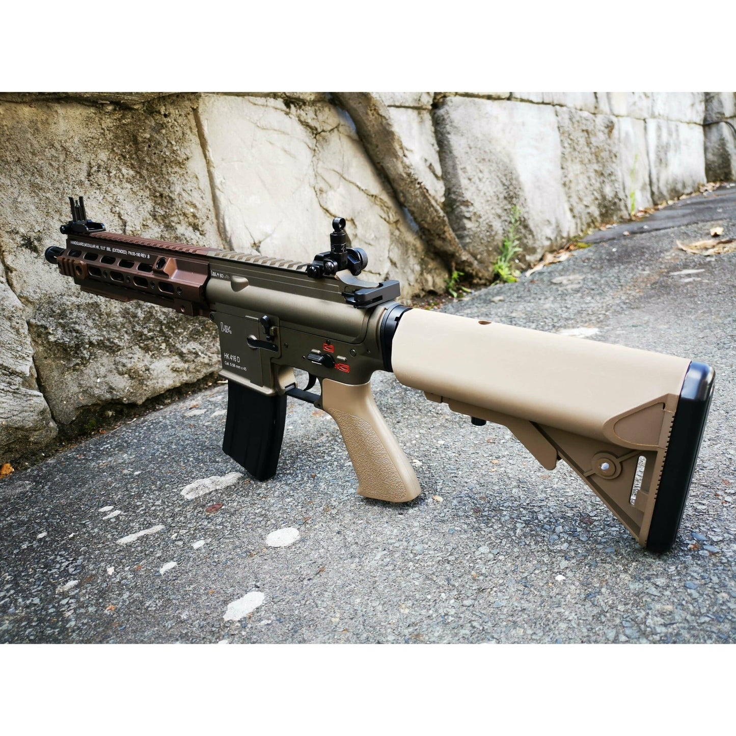 DOUBLE BELL HK416 GEISSELE Type 10.5 inch SMR Hand Guard Metal Electric Gel Blaster