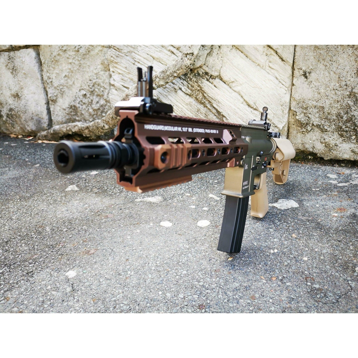 DOUBLE BELL HK416 GEISSELE Type 10.5 inch SMR Hand Guard Metal Electric Gel Blaster