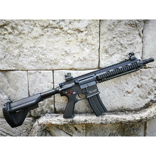 DOUBLE BELL HK416D Real Engraved Metal Electric Gel Blaster Black