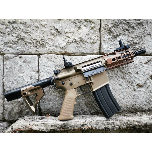 Double Bell M4 Pistol AEG Full Metal Gel Blaster Rifle Tan
