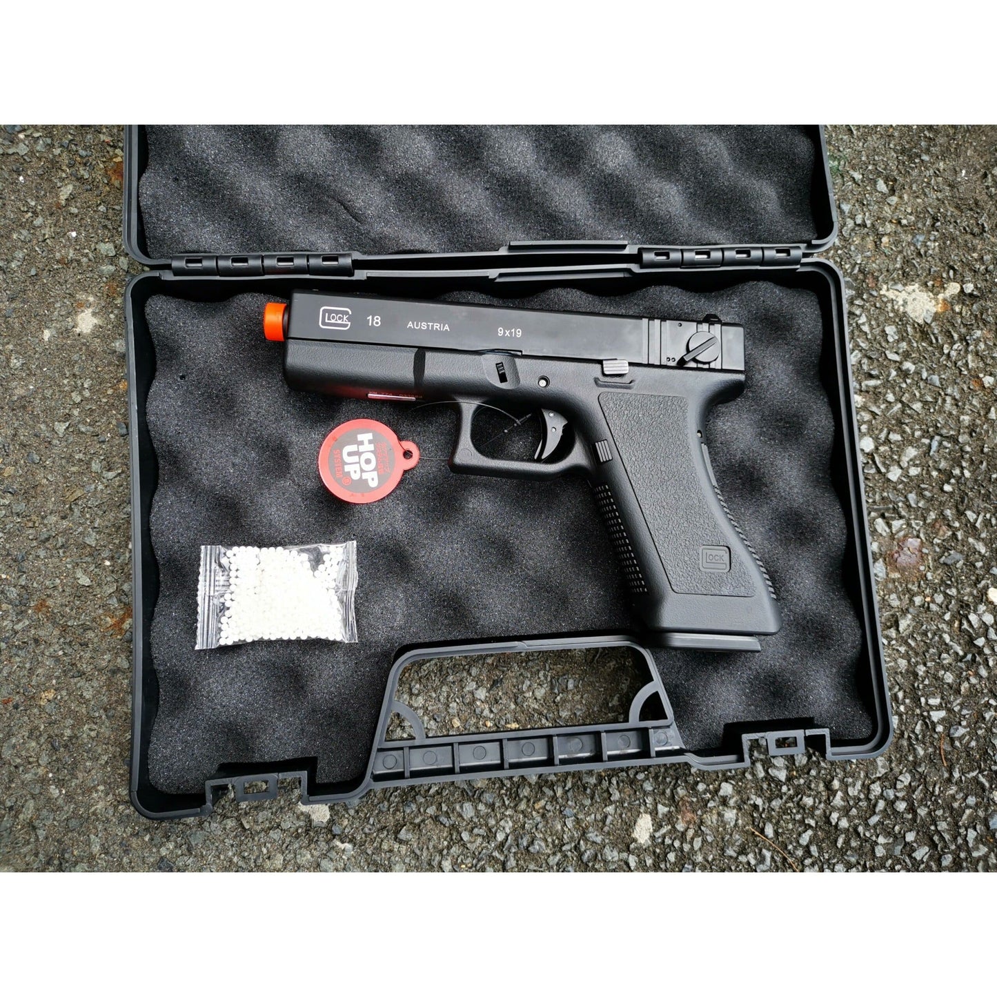DOUBLE BELL Glock 18 GEN2 Gas Blowback Gel Blaster Green Gas Version Semi/Full Auto